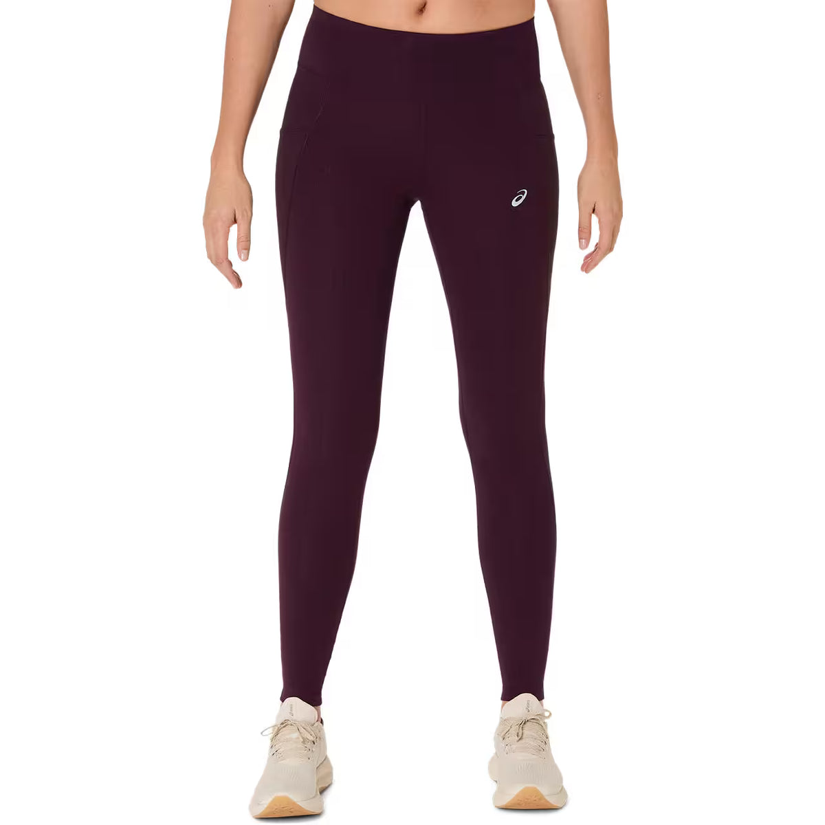 Asics Damenlaufhose Nagino Run Tight, Dark Aubergine