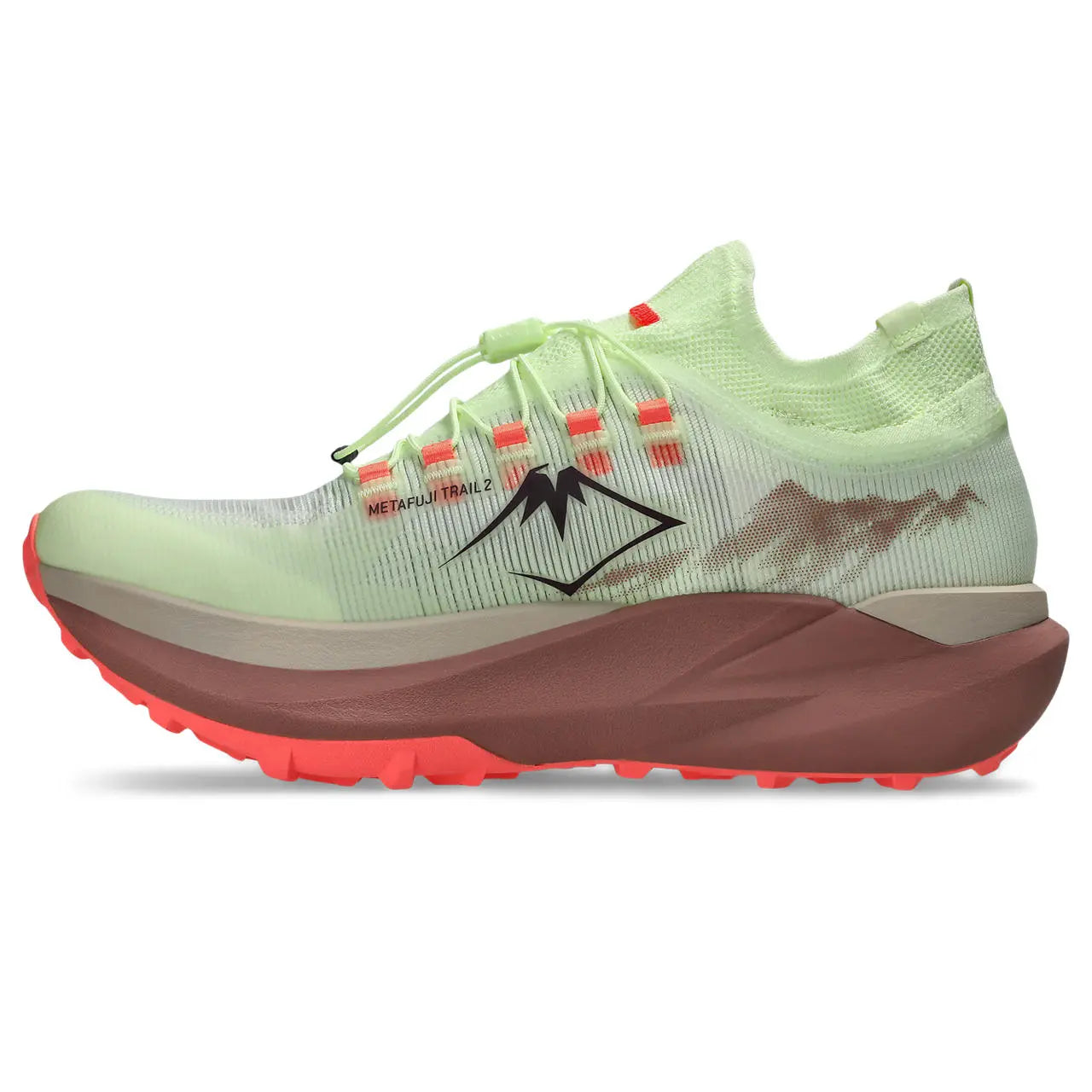 Asics Herrenlaufschuhe Metafuji Trail 2, Illuminate Yellow/Dark Aubergine