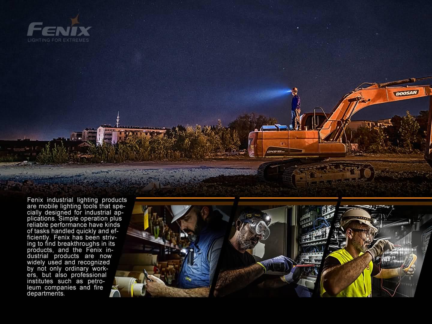 Fenix HP25R V2.0 wiederaufladbare Arbeits-Stirnlampe mit extrem langer Laufzeit, 1600 Lumen