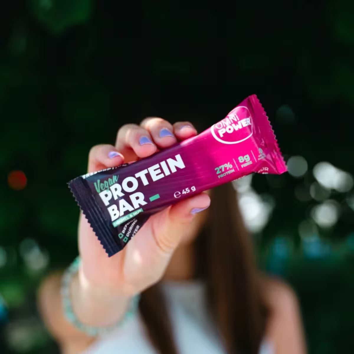 OMNi-POWER® Protein Bar Caramel & Nut 45g