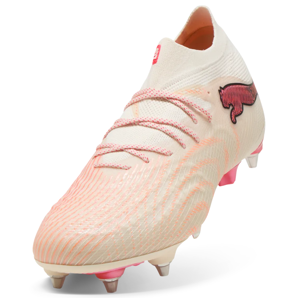 Puma Fußballschuhe Future 9 Ultimate MxSG, Almond-Puma White-Ultra Red-Puma Black