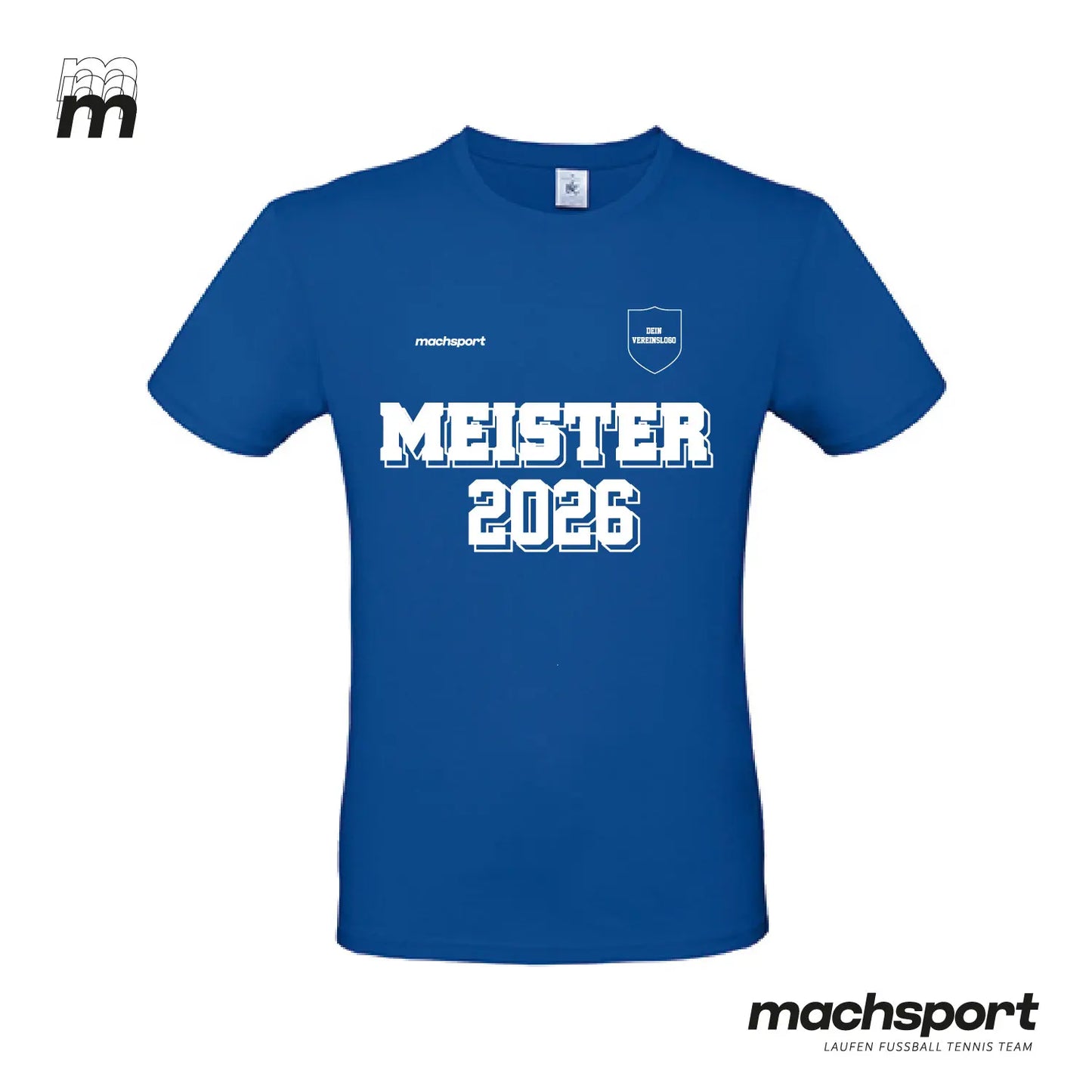 Meistershirt Classic blau - machsport