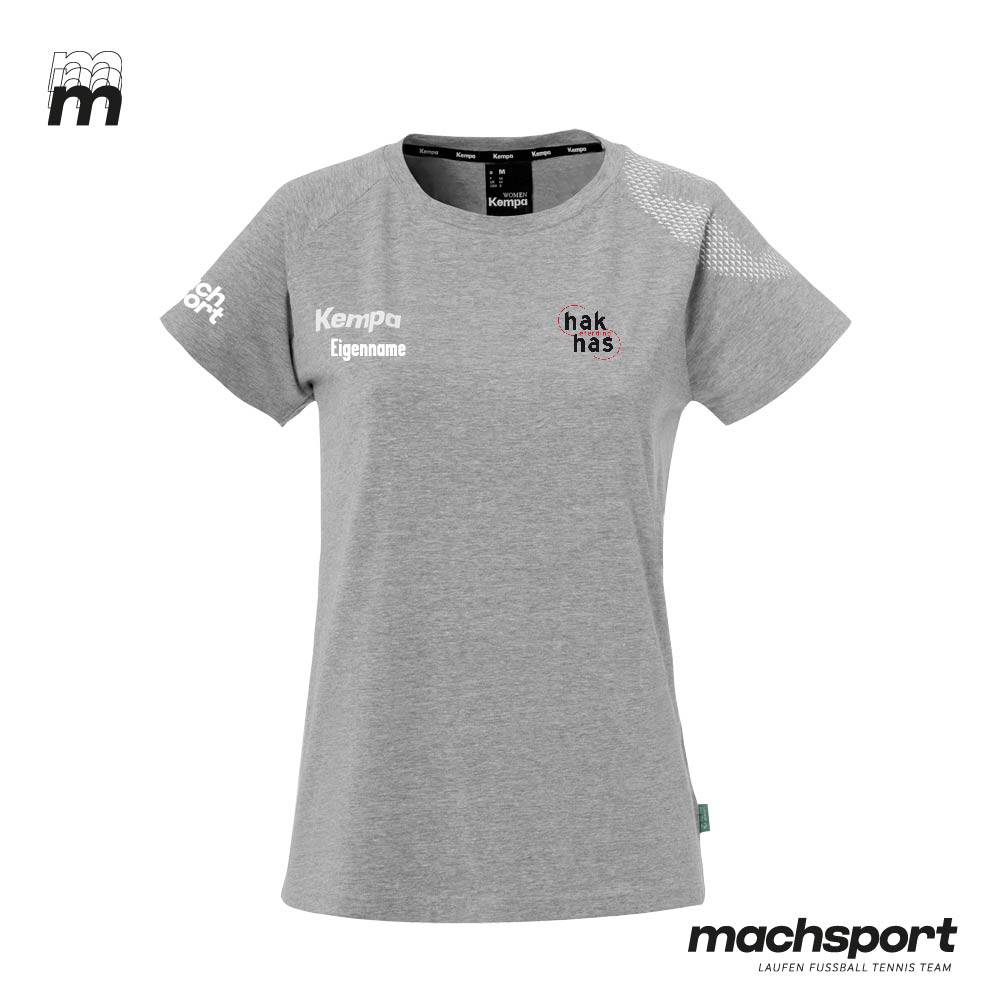 HAK | HAS Eferding Lifestyle T-Shirt grau Damen - machsport