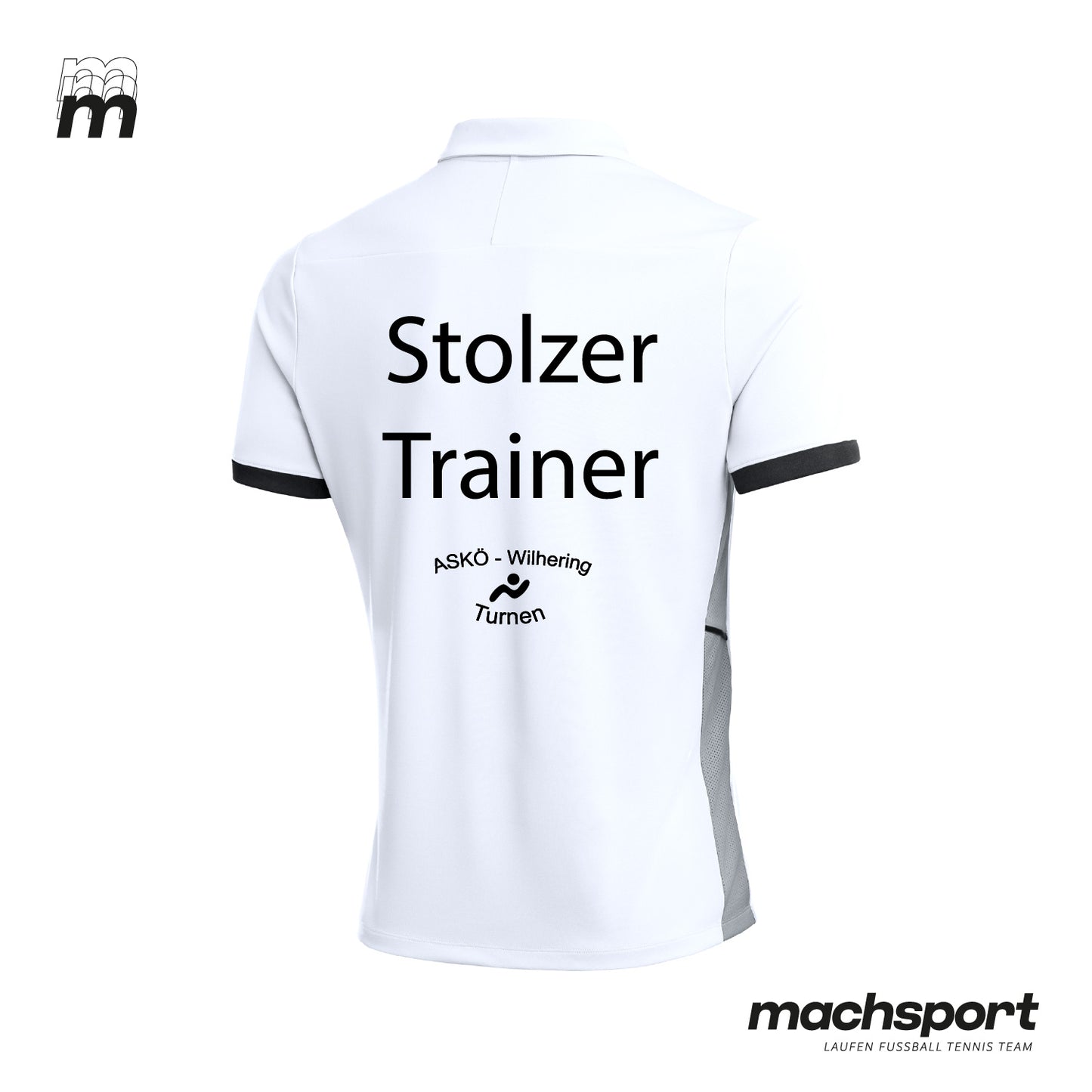 ASKÖ Wilhering Turnen Poloshirt Herren "Stolzer Trainer" - machsport