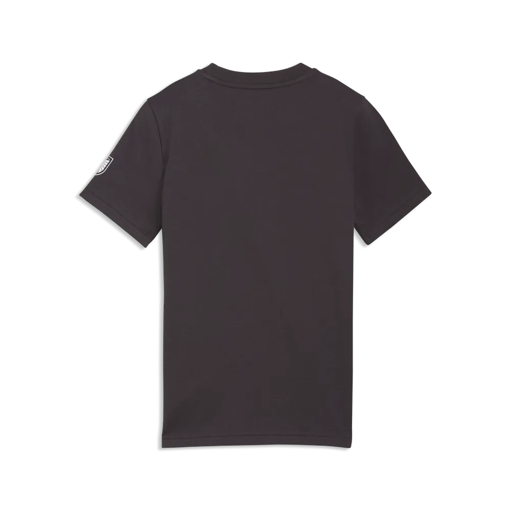 ÖFB Kinderfußballshirt Ftbl Culture Tee, Freizeitshirt für Kinder mit Baumwollmix und Team Branding, schwarz - machsport