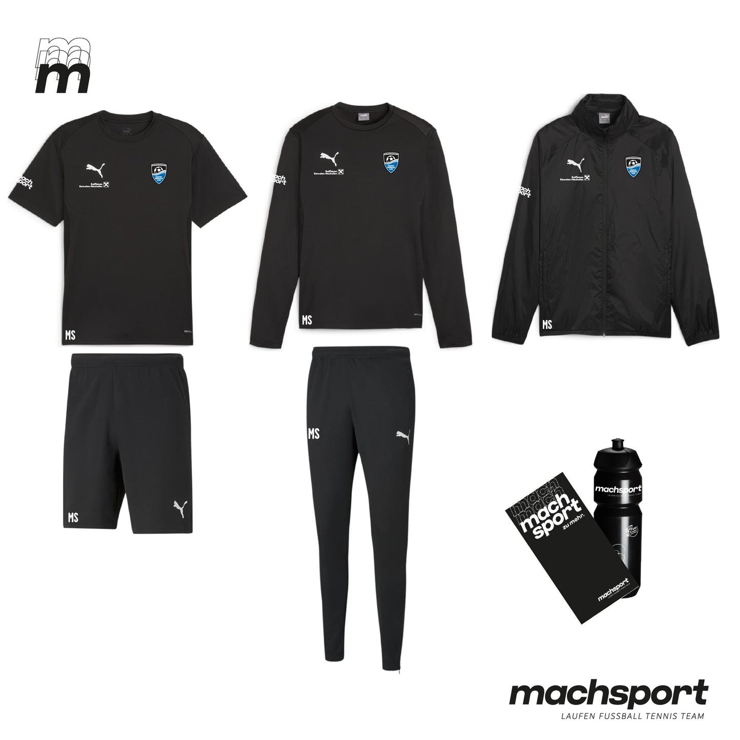 SPV Kematen-Piberbach/Rohr NW Trainingsset Shirt schwarz - machsport