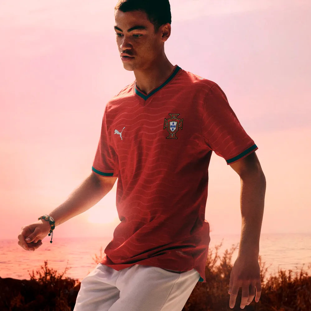 Portugal Kinderfußballshirt Home 2026, Heimtrikot mit DryCELL für junge Portugal Fans - machsport