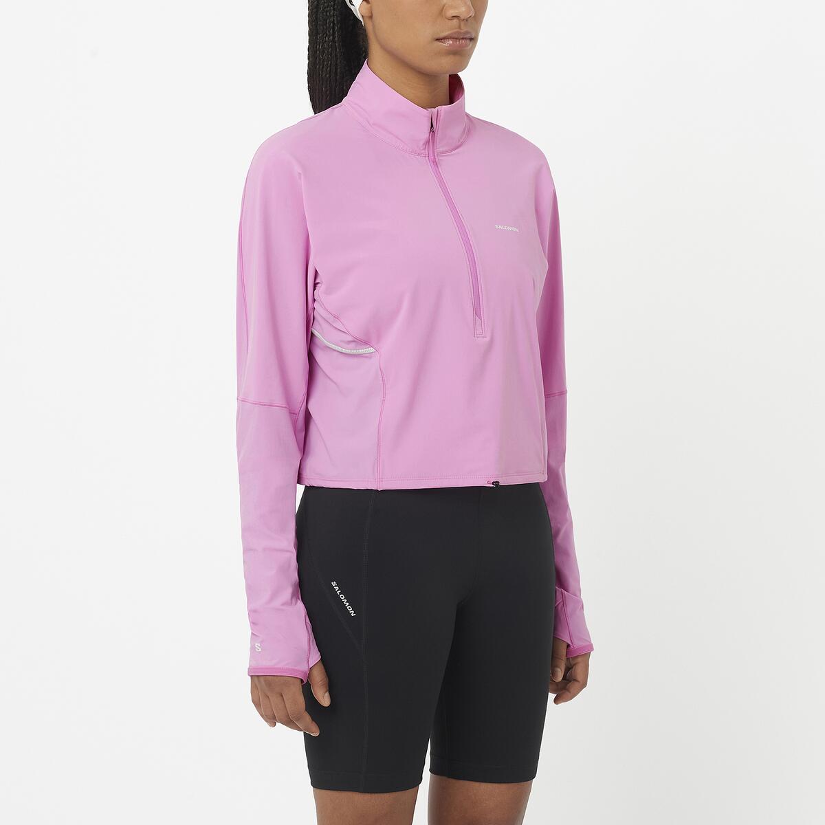 Salomon Damenshirt Sense Aero Hybrid CP PLVR W - machsport