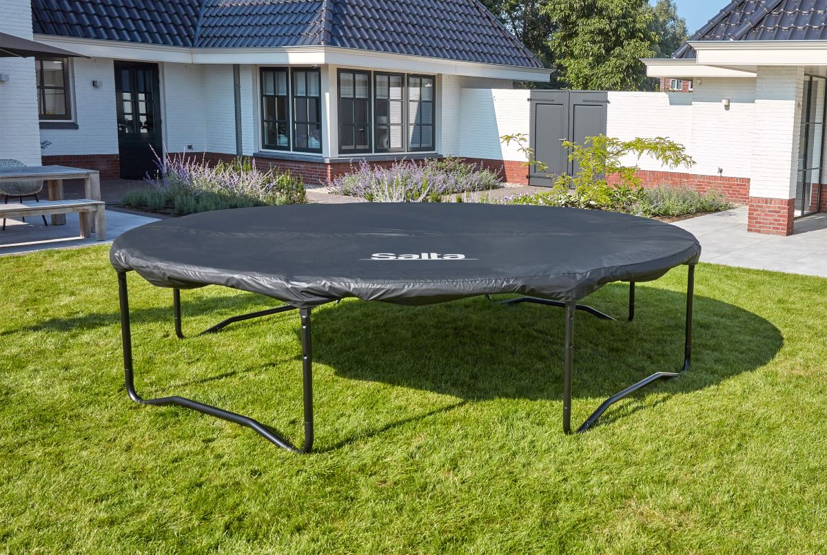 Salta Abdeckplane 305cm - Rund Schwarz - machsport