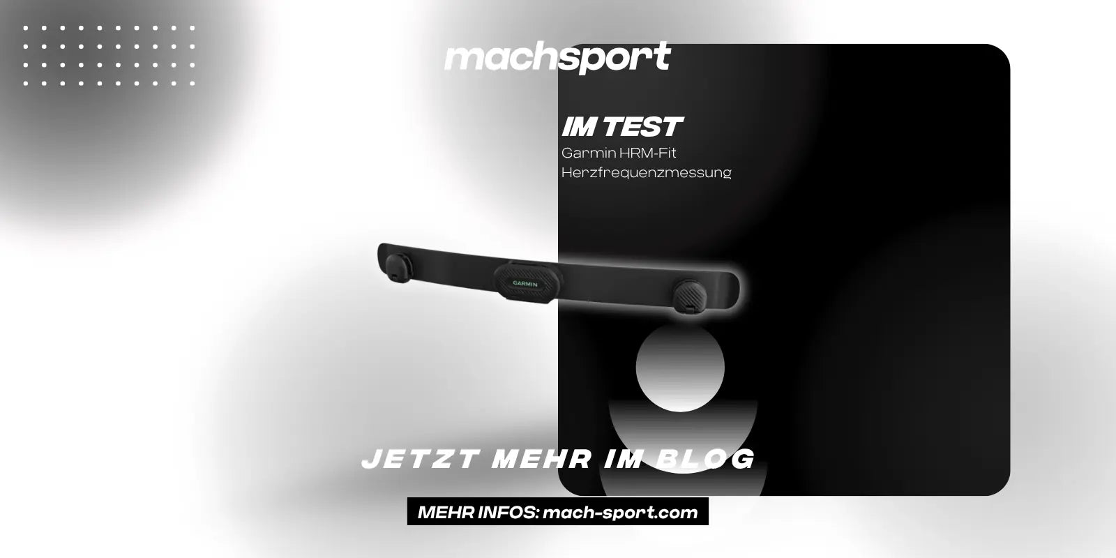 Garmin Brustgurt HRM-Fit Produkttest