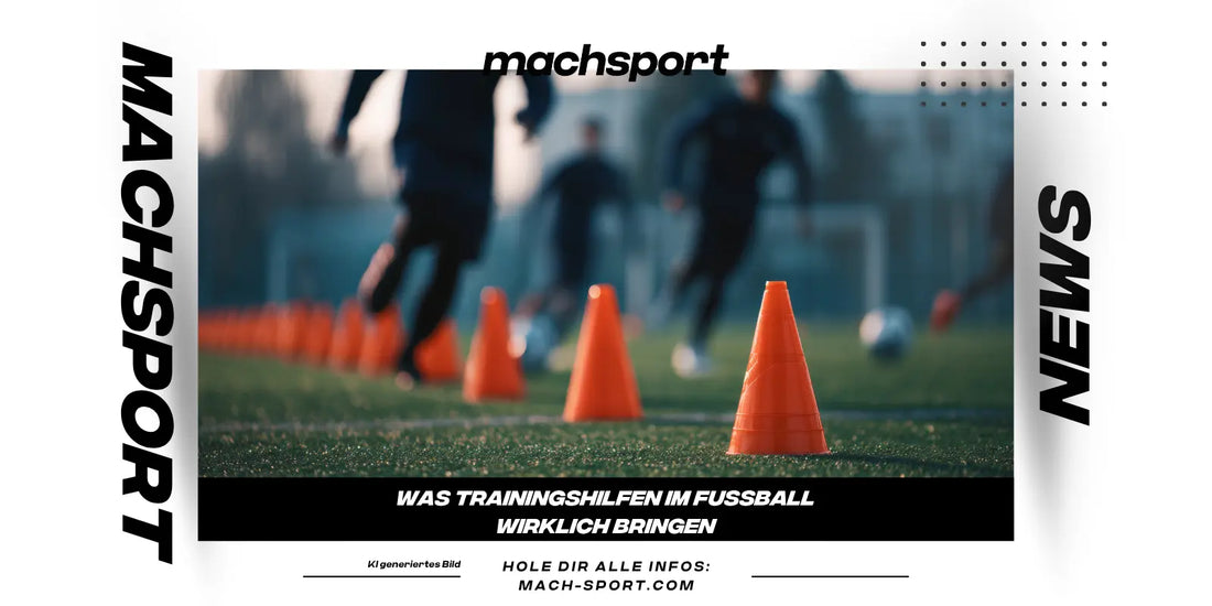 Trainingshütchen am Sportplatz