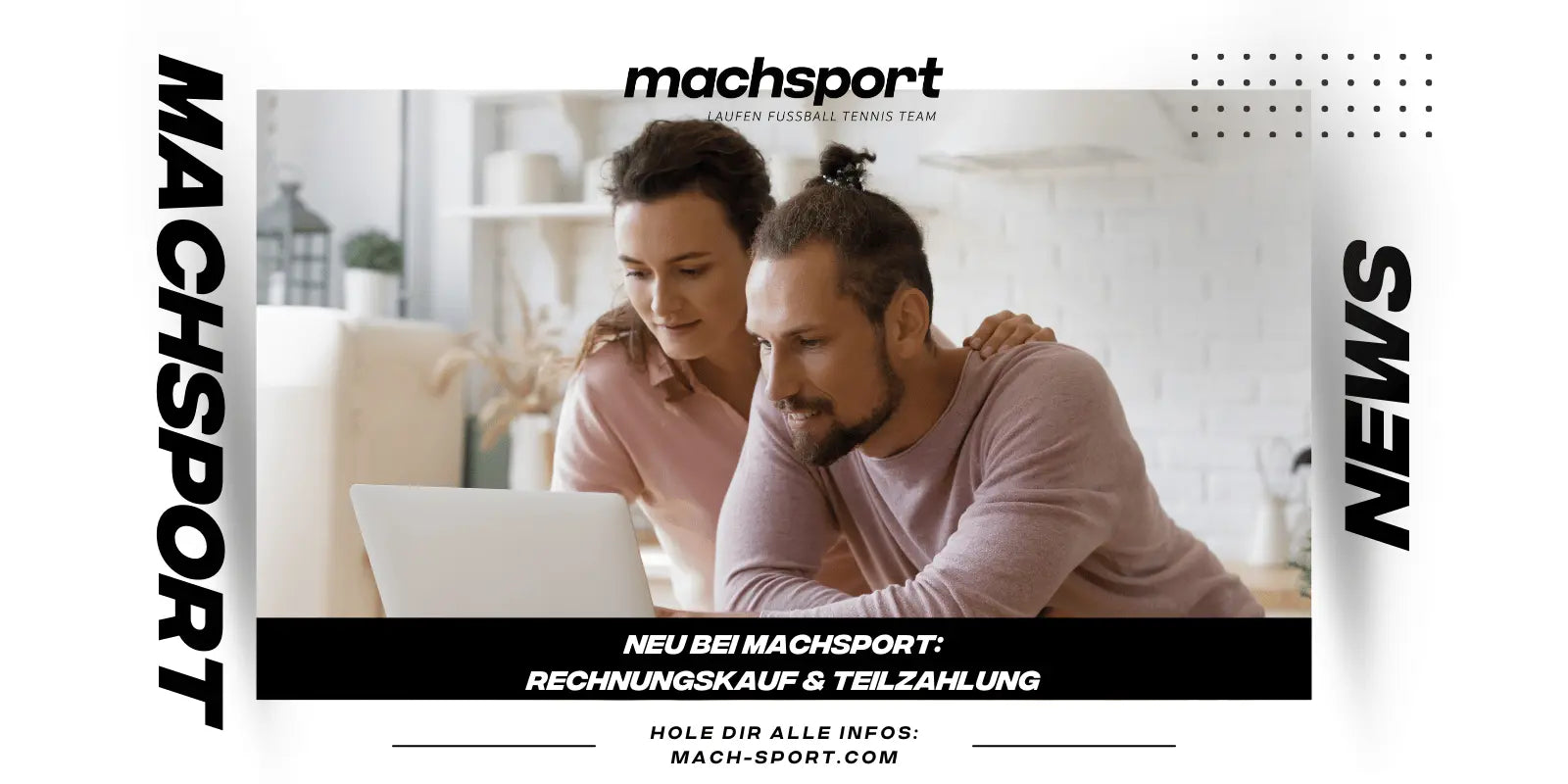 Junges paar shoppt online am PC