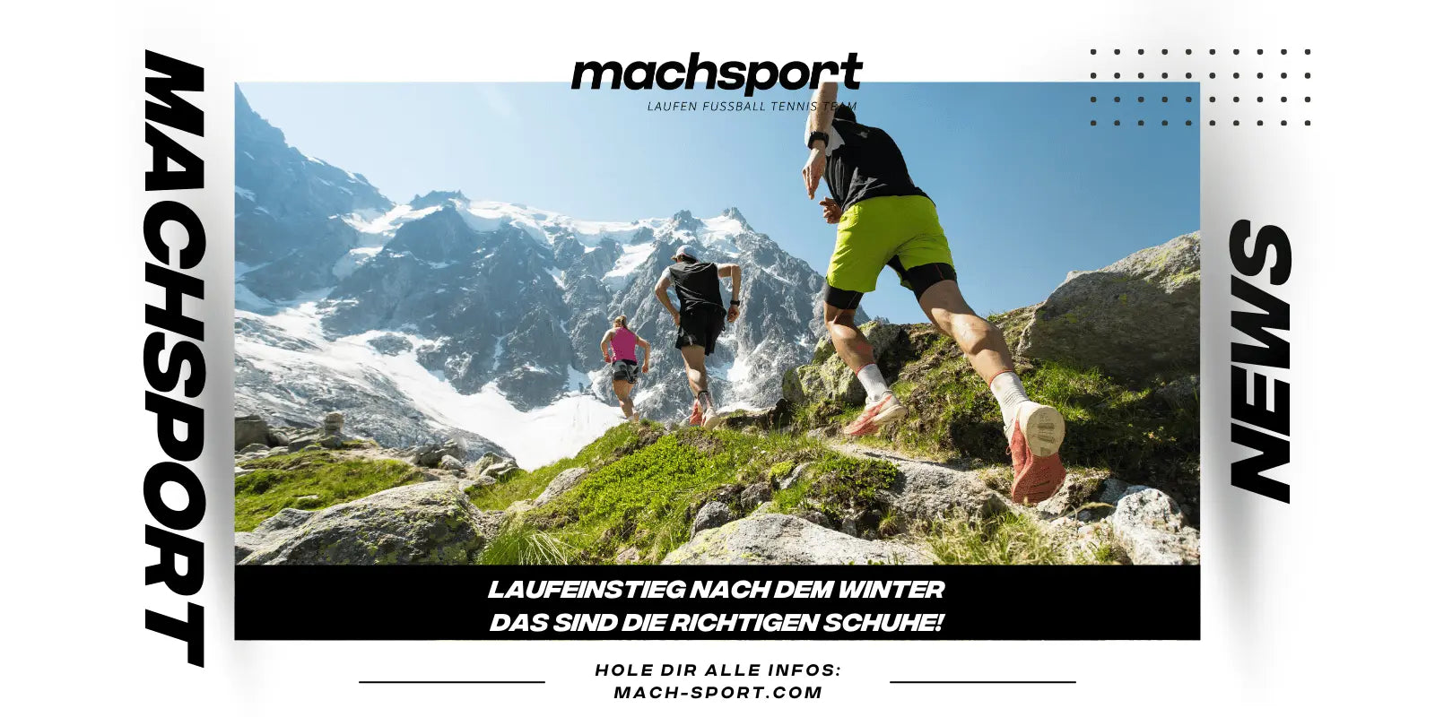 Laufen auf einen Berg