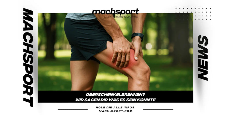 Oberschenkelbrennen nach dem Laufen