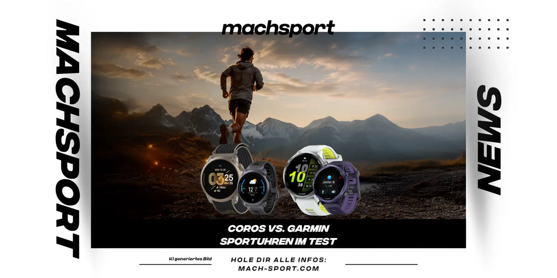 Coros und Garmin Test