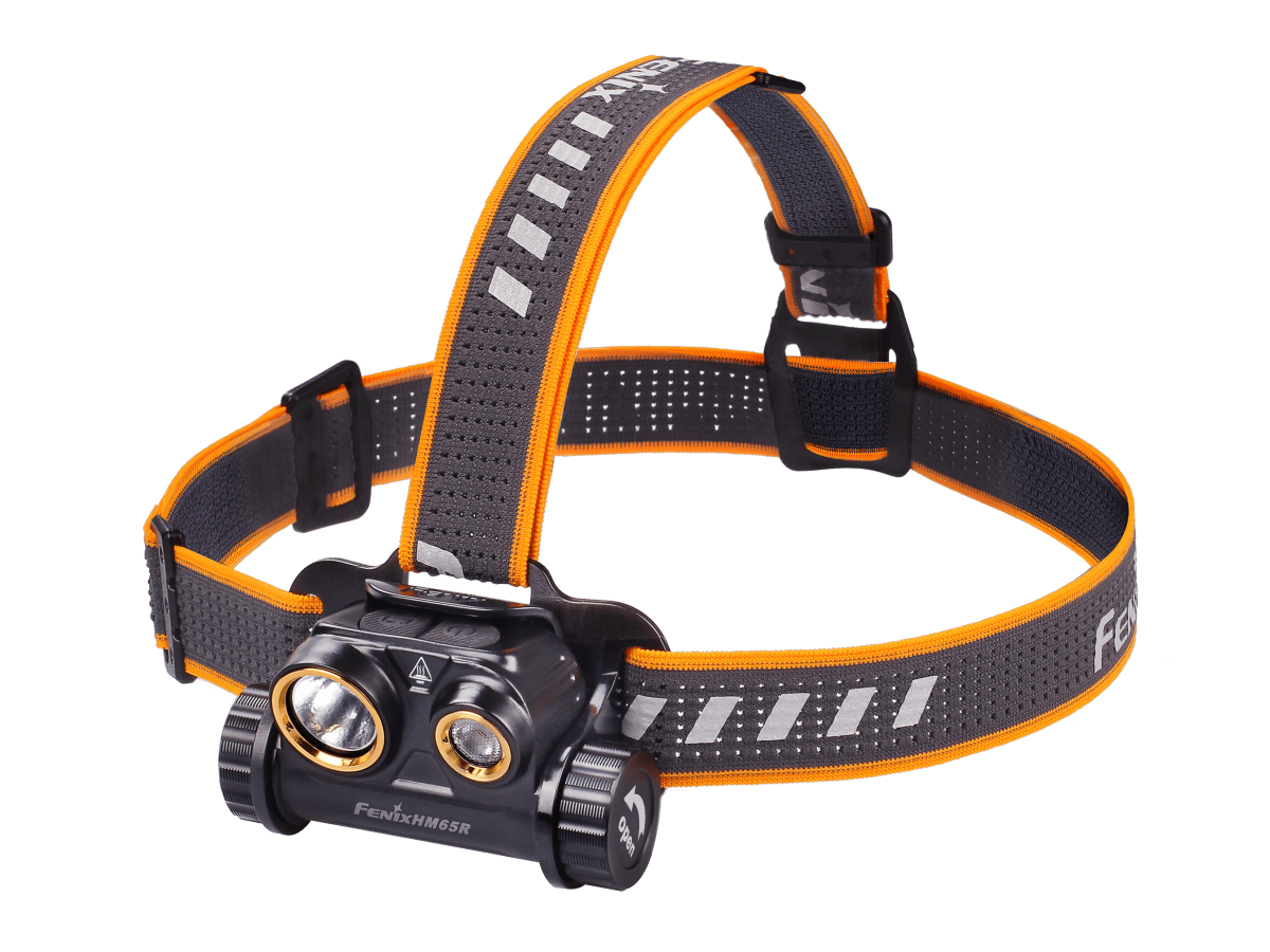 Fenix HM65R Tri-Proof Magnesium Stirnlampe mit dualer Lichtquellen, 1400 Lumen