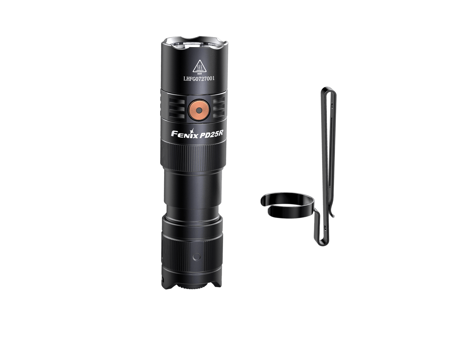 Fenix PD25R Kompakte, wiederaufladbare Taschenlampe, 800 Lumen