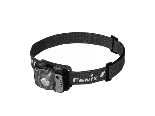 Fenix HL12R V2.0 Ultraleichte wiederaufladbare Stirnlampe, 500 Lumen – Gun Grey