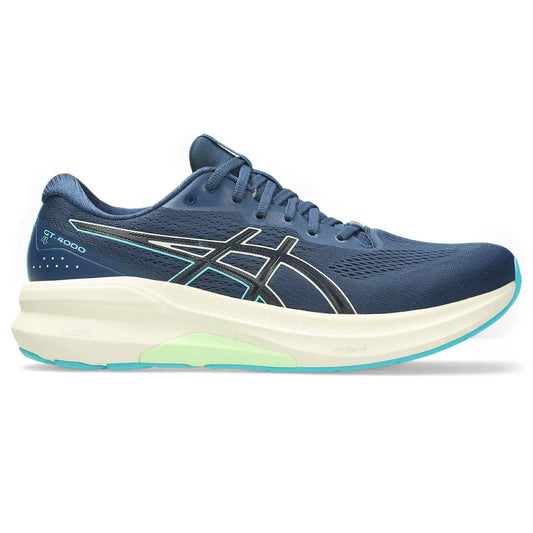 Asics Herrenlaufschuhe GT-4000 – stabiler Straßenlaufschuh mit FF Blast Plus und PureGEL – blau / 42