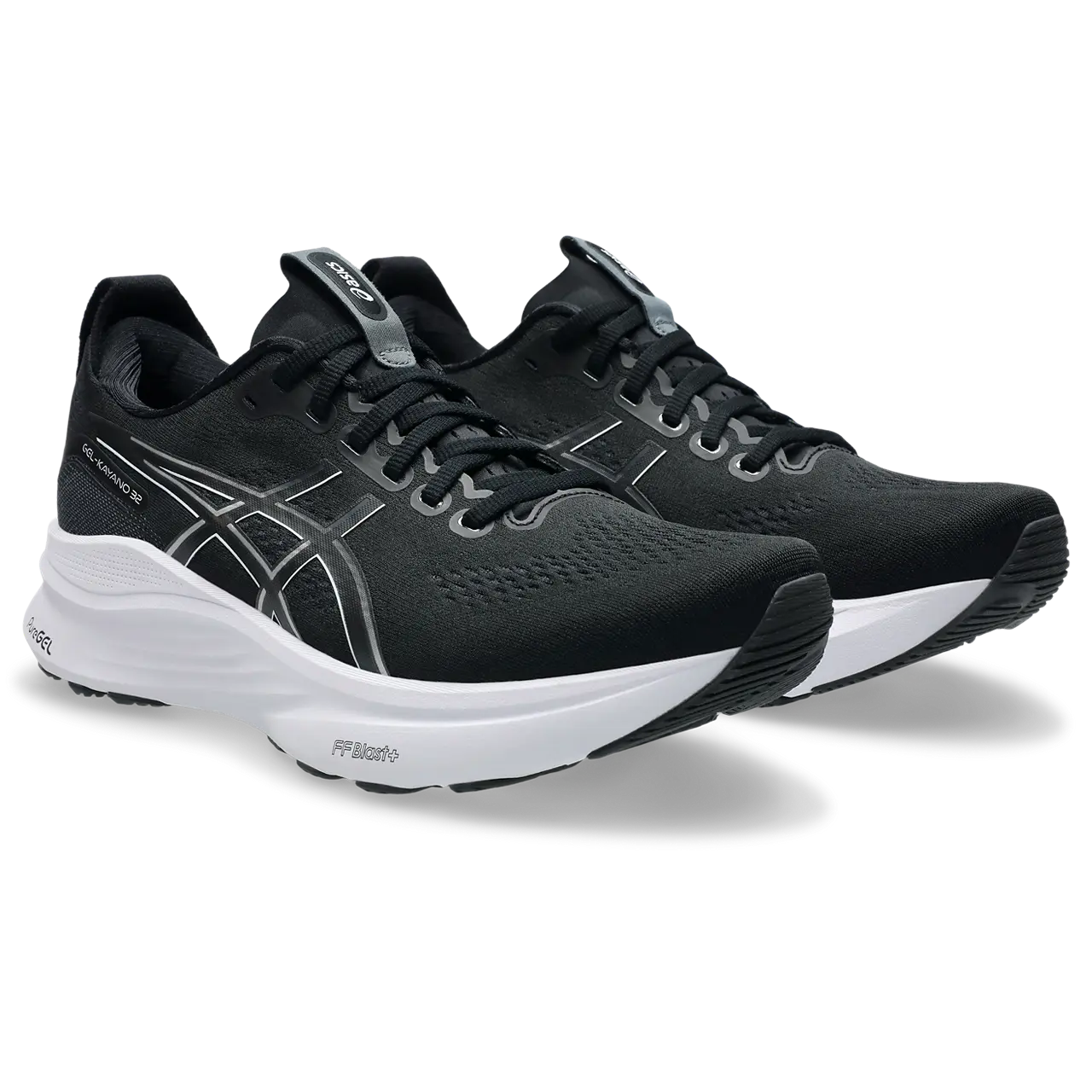Asics Herrenlaufschuhe Gel Kayano 32 wide, Black/White, Größe 44 – Bild 