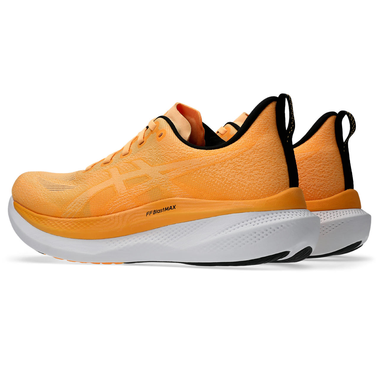 Asics Herrenlaufschuhe Glideride Max 2 Orange Glow/Stadium Orange, neutraler Straßenlaufschuh mit maximaler Dämpfung - machsport – Bild 