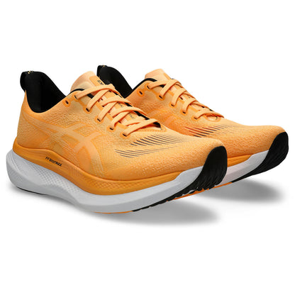 Asics Herrenlaufschuhe Glideride Max 2 Orange Glow/Stadium Orange, neutraler Straßenlaufschuh mit maximaler Dämpfung - machsport