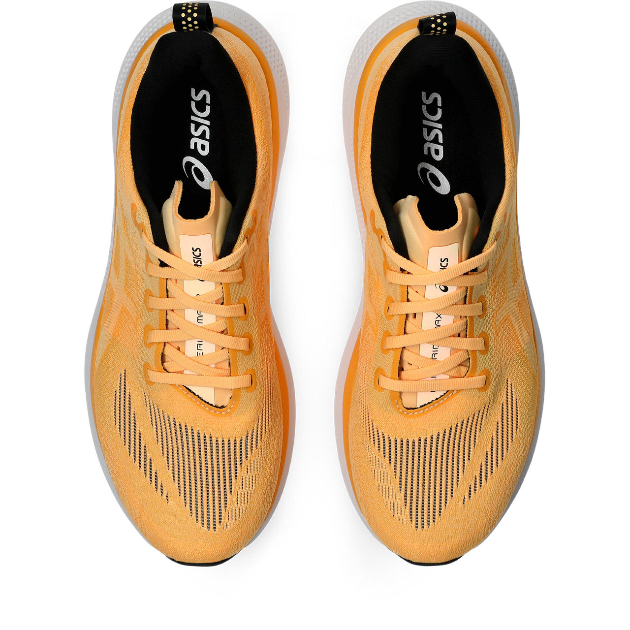 Asics Herrenlaufschuhe Glideride Max 2 Orange Glow/Stadium Orange, neutraler Straßenlaufschuh mit maximaler Dämpfung - machsport