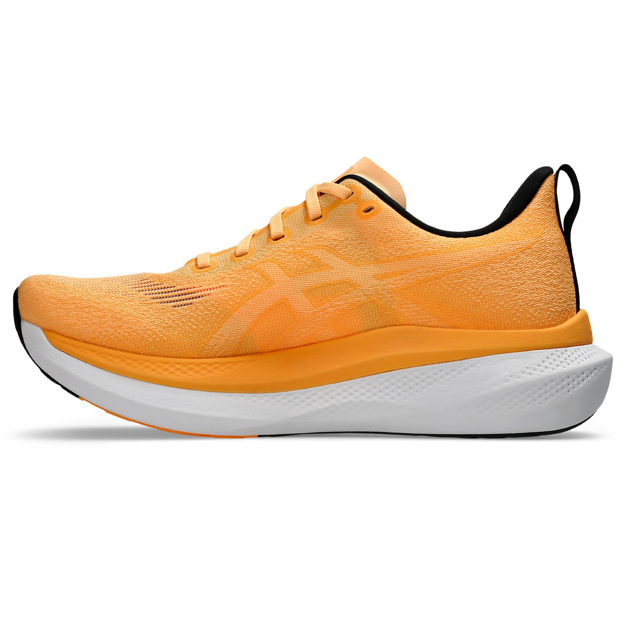 Asics Herrenlaufschuhe Glideride Max 2 Orange Glow/Stadium Orange, neutraler Straßenlaufschuh mit maximaler Dämpfung - machsport