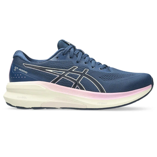 Asics Damenlaufschuhe GT-4000 4 – stabiler Straßenlaufschuh mit FF Blast Plus und PureGEL – blau / 38