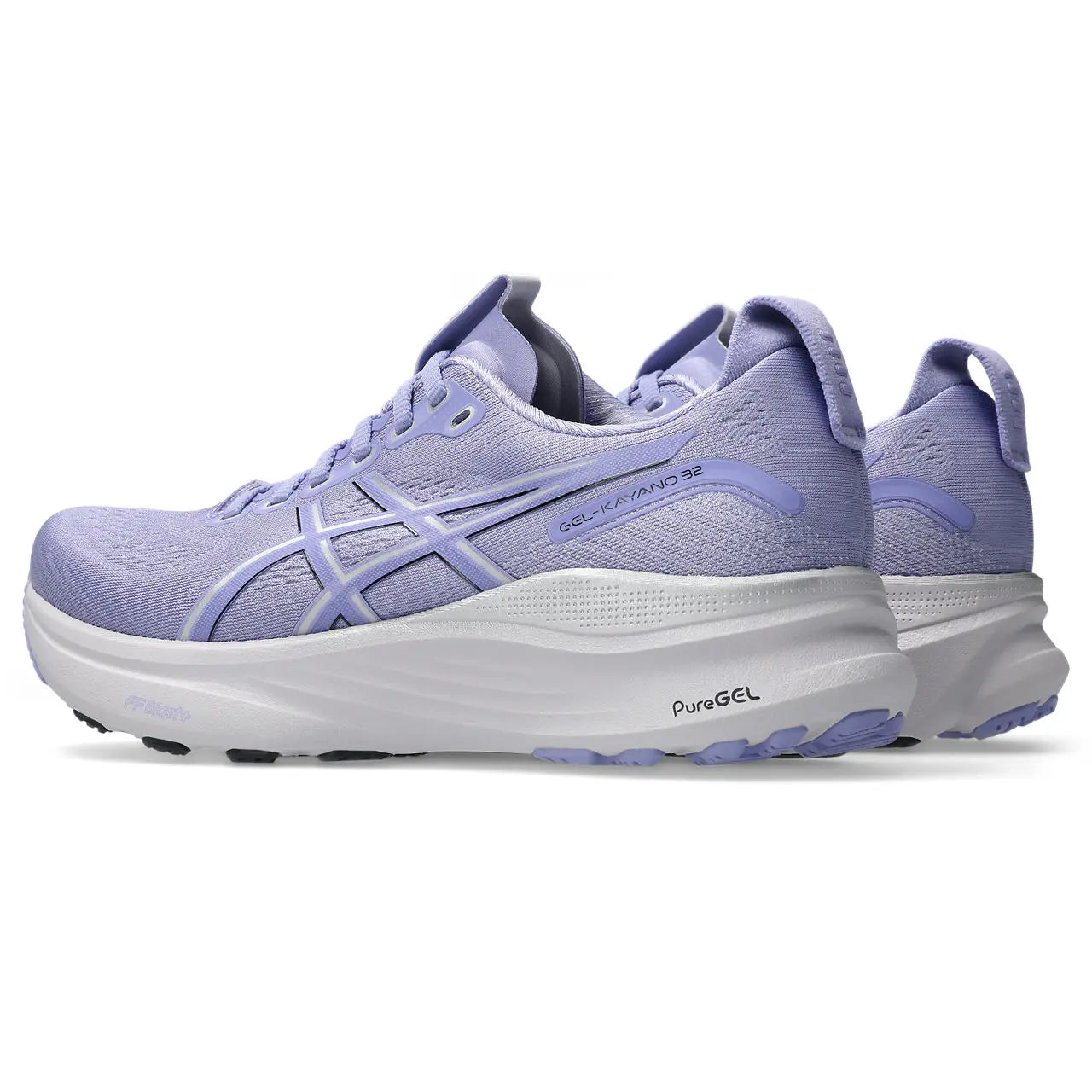 Asics Damenlaufschuhe Gel-Kayano 32, Stabilitätsschuh für, White/Seashell - machsport