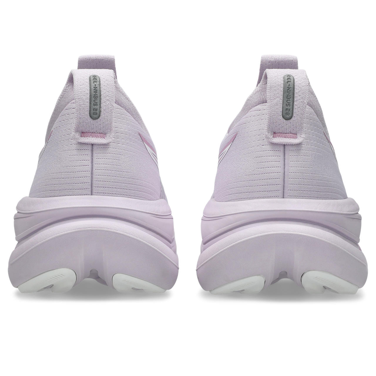 Asics Damenlaufschuhe Gel-Nimbus 28 Dahlia/White, neutraler Komfort-Laufschuh mit maximaler Dämpfung - machsport – Bild 