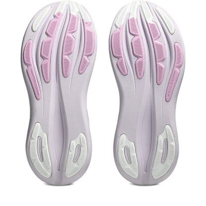 Asics Damenlaufschuhe Gel-Nimbus 28 Dahlia/White, neutraler Komfort-Laufschuh mit maximaler Dämpfung - machsport