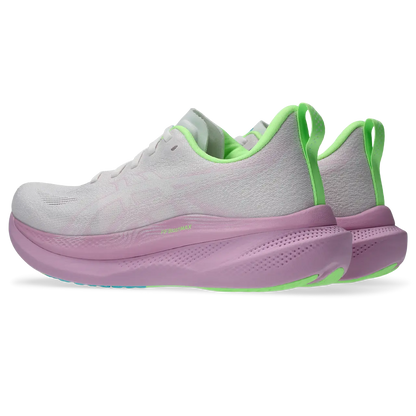 Asics Damenlaufschuhe Glideride Max 2, White/Hazy Lilac