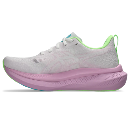 Asics Damenlaufschuhe Glideride Max 2, White/Hazy Lilac
