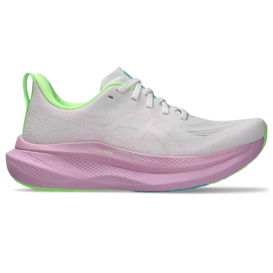 Asics Damenlaufschuhe Glideride Max 2, White/Hazy Lilac – weiß / 39