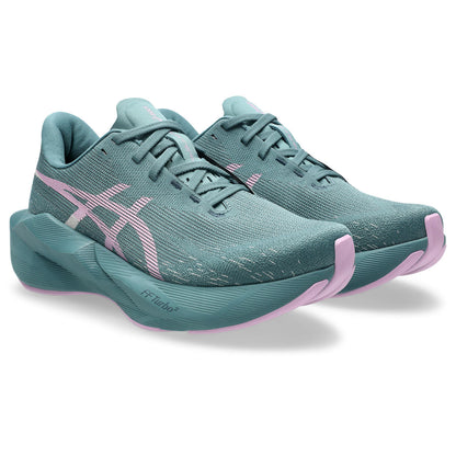 Asics Damenlaufschuhe Novablast 6, Foggy Teal/Hazy Lilac