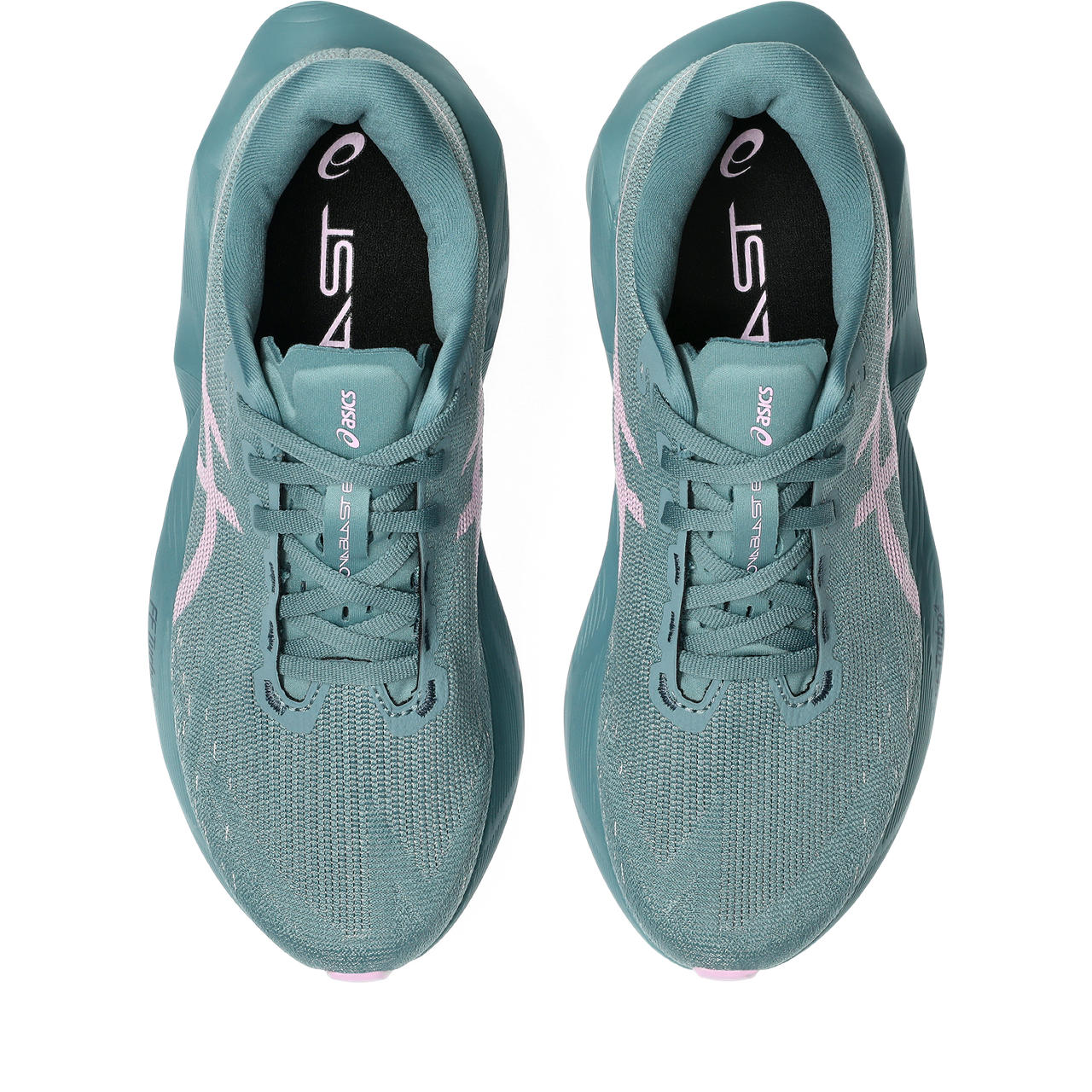 Asics Damenlaufschuhe Novablast 6, Foggy Teal/Hazy Lilac