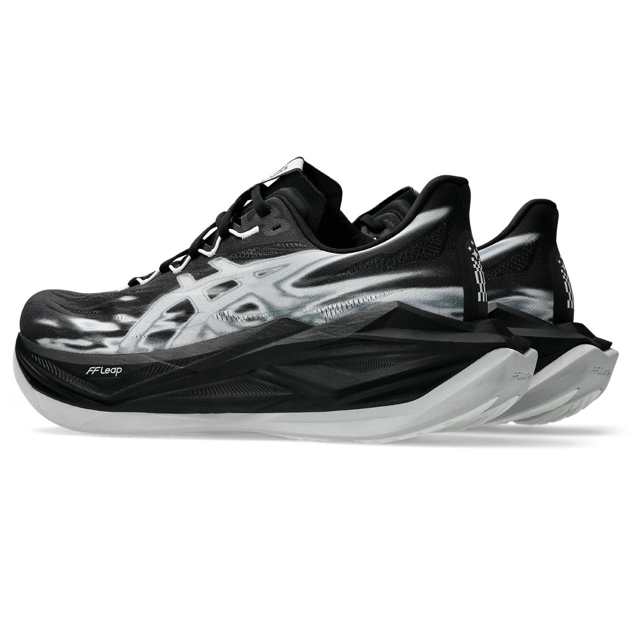 Asics Laufschuhe Superblast 3 Black/Black, neutraler Performance-Laufschuh mit FF Leap und hoher Dämpfung - machsport