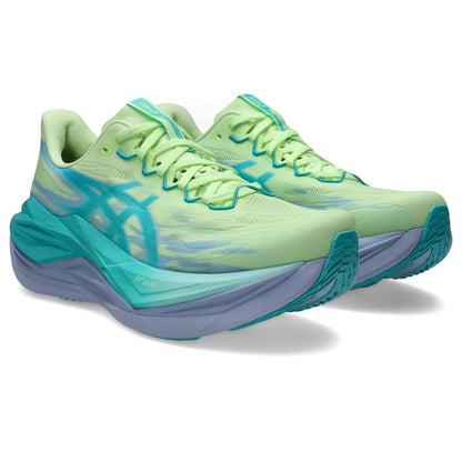 Asics Laufschuhe Superblast 3 Illuminate Yellow/Energy Aqua, neutraler Performance-Laufschuh mit FF Leap und hoher Dämpfung - machsport