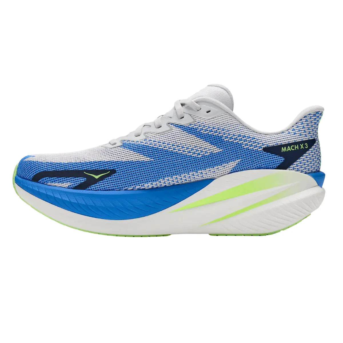 Hoka Herrenlaufschuhe Mach X3, cosmic grey / virtual blue – Bild 