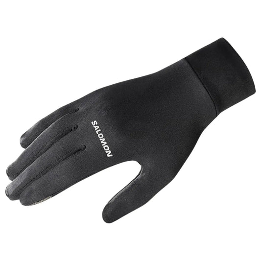Salomon Laufhandschuhe Gloves Cross Warm, leichte Laufhandschuhe mit Touchscreen-Funktion – schwarz / S
