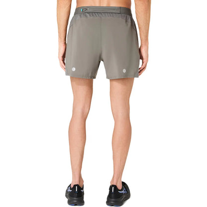 Asics Herrenlaufshort Road 5IN, truffle grey