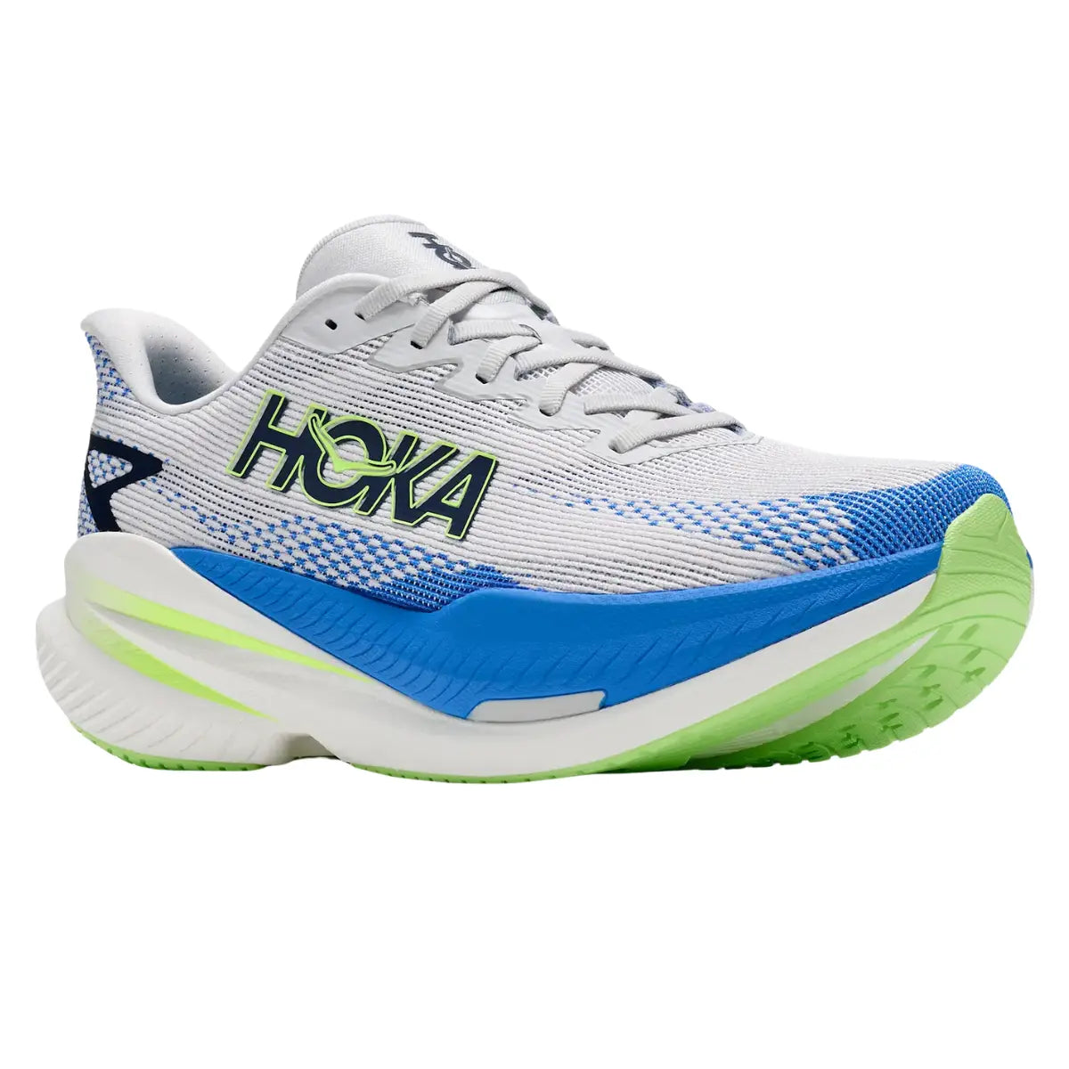 Hoka Herrenlaufschuhe Mach X3, cosmic grey / virtual blue