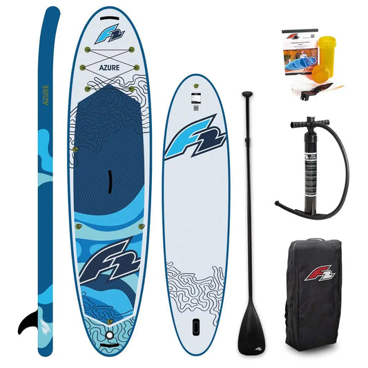 F2 Sup Azure Blue 2026 10,5'', aufblasbares Allround SUP Board für Touren, Freizeit und Einsteiger – blau / ONE SIZE
