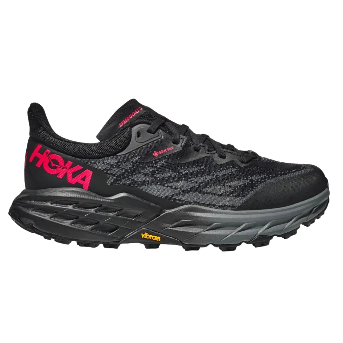 Hoka Damenlaufschuhe Speedgoat 5 GTX, schwarz, Gr. 40 2/3 – Bild 