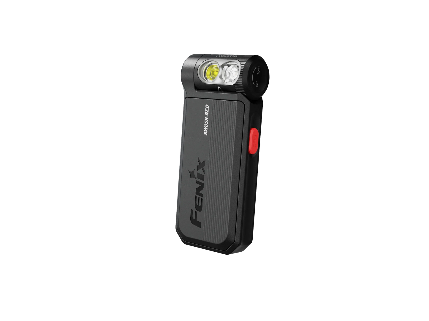 Fenix SW05R-RED kompakte Taschenlampe mit weißem und rotem Licht, 150 Lumen (Weißlicht)