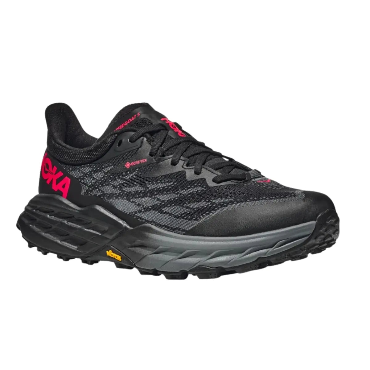 Hoka Damenlaufschuhe Speedgoat 5 GTX, schwarz, Gr. 40 2/3 – Bild 