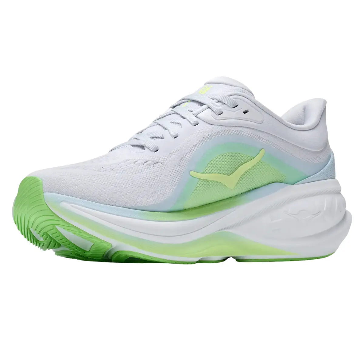 Hoka Damenlaufschuhe Clifton Pro, cosmic grey / neon yuzu – Bild 