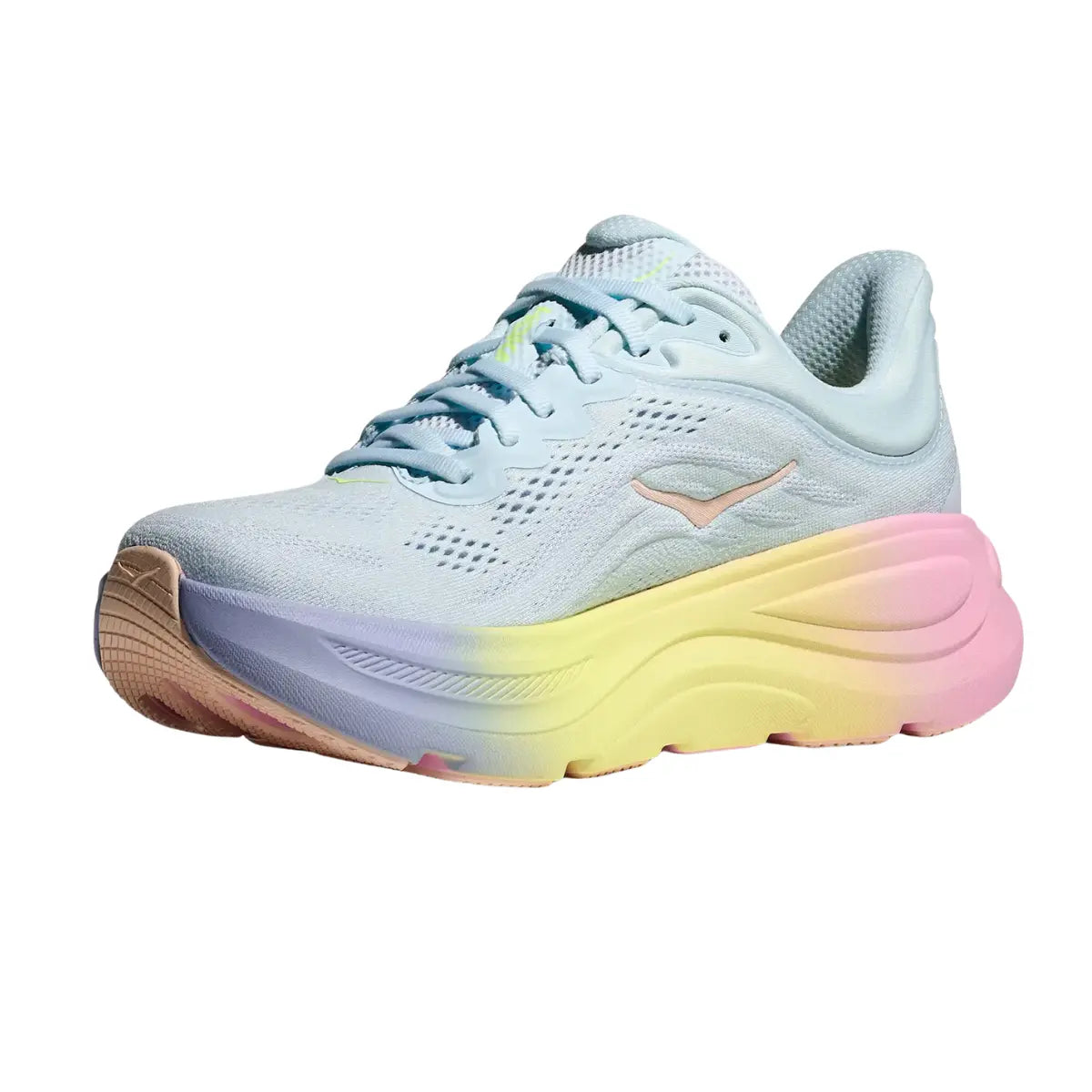 Hoka Damenlaufschuhe Bondi 9, glimmering blue / overcast – Bild 