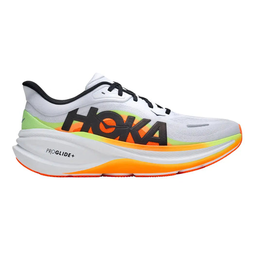 Hoka Herrenlaufschuhe Clifton Pro, cosmic grey / black – weiß / 44 2/3